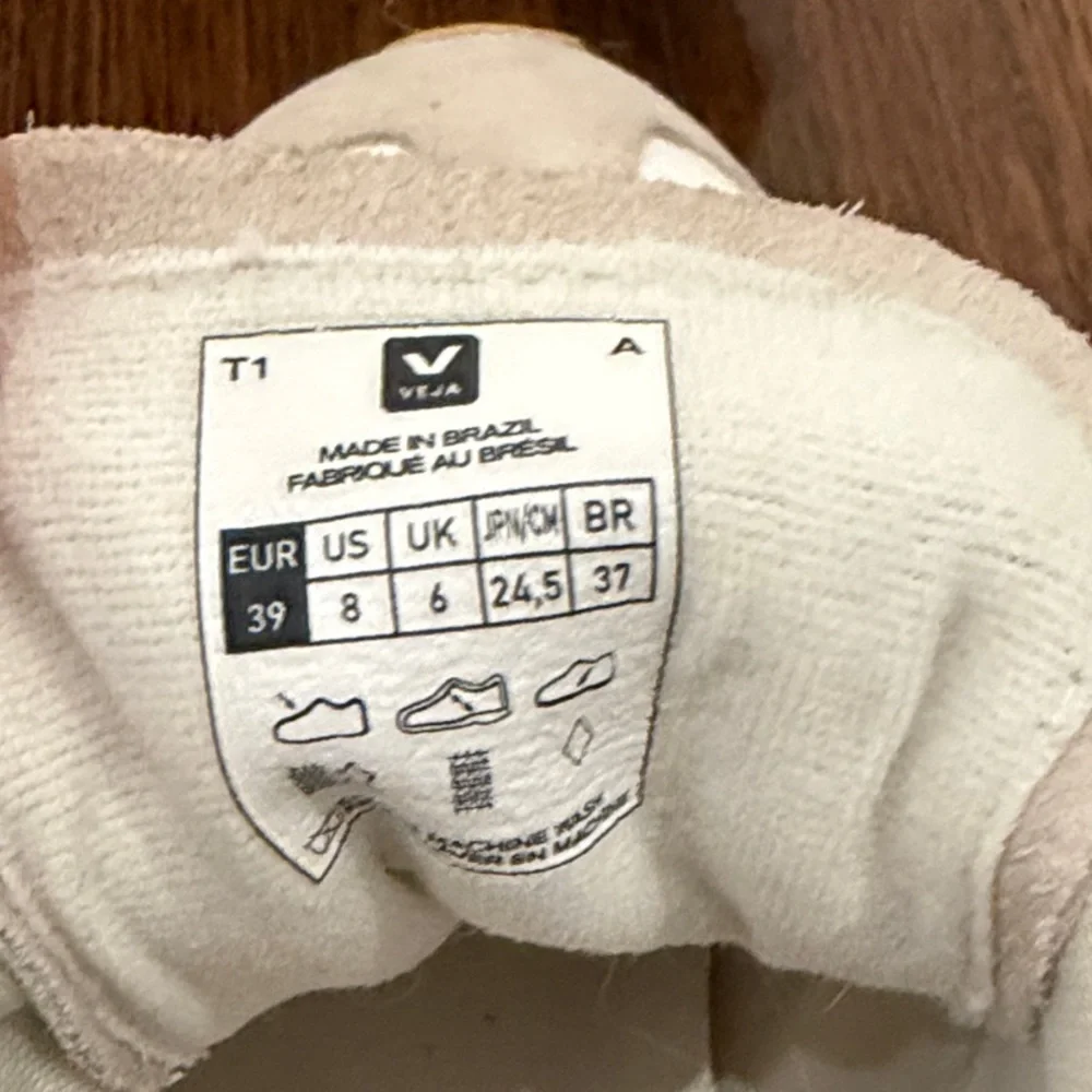 Like-New Women’s Veja Rio Branco Sneakers - White Pierre Natural. Size EU 39 - Picture 11 of 13